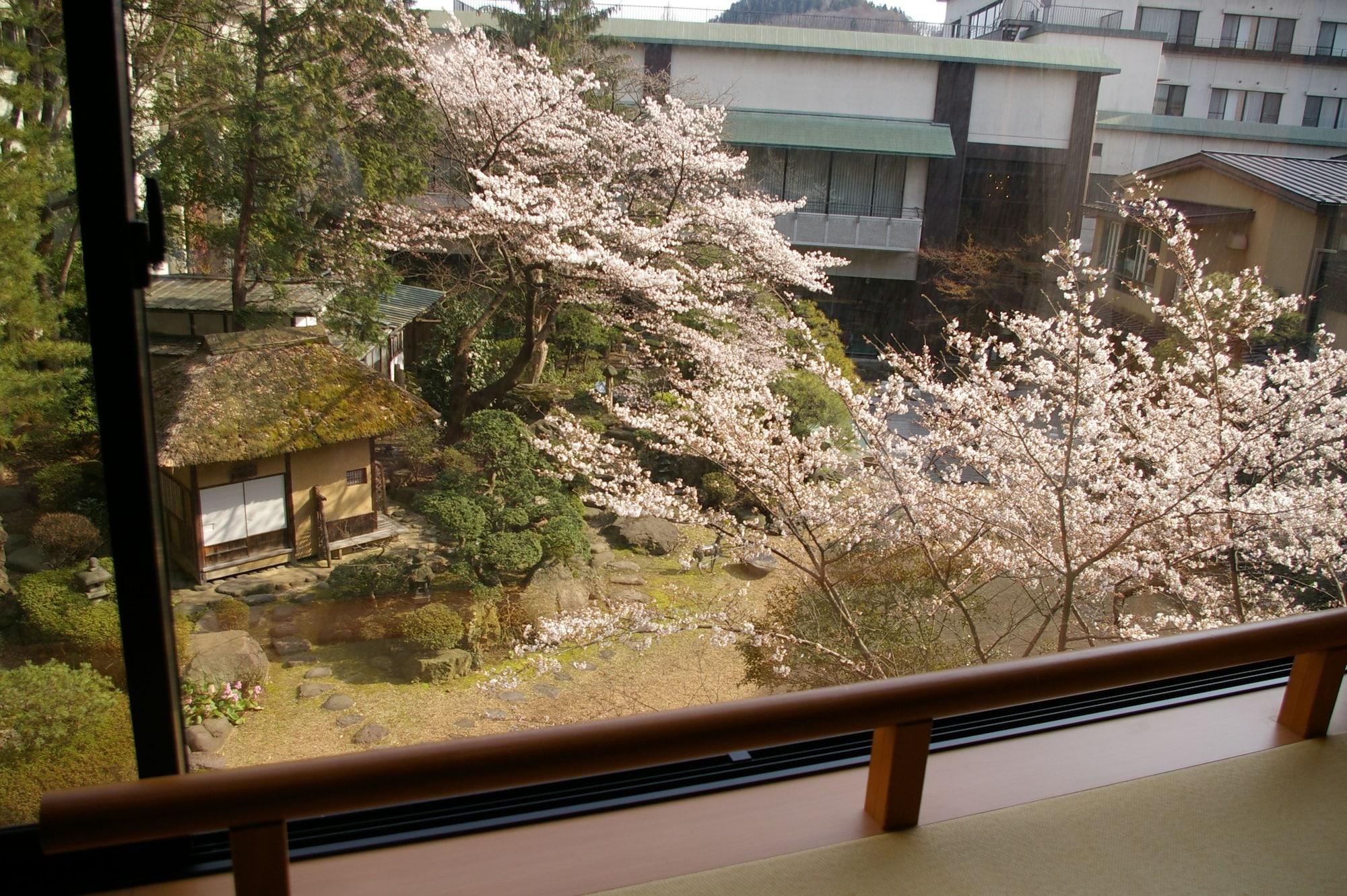 Takinoyu Hotel Tendō Exterior foto